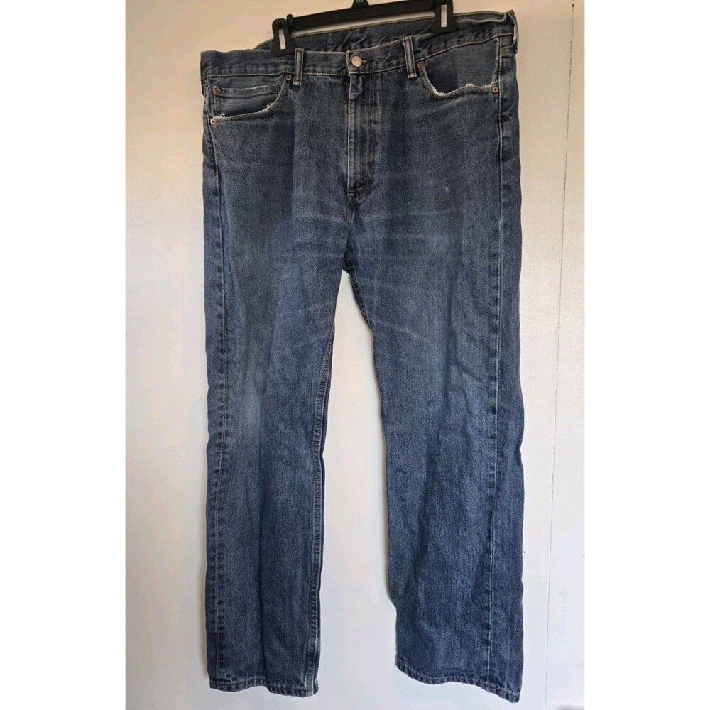 Levis 505 Jeans Mens 40x32 Straight Regular Fit Mid Rise Denim